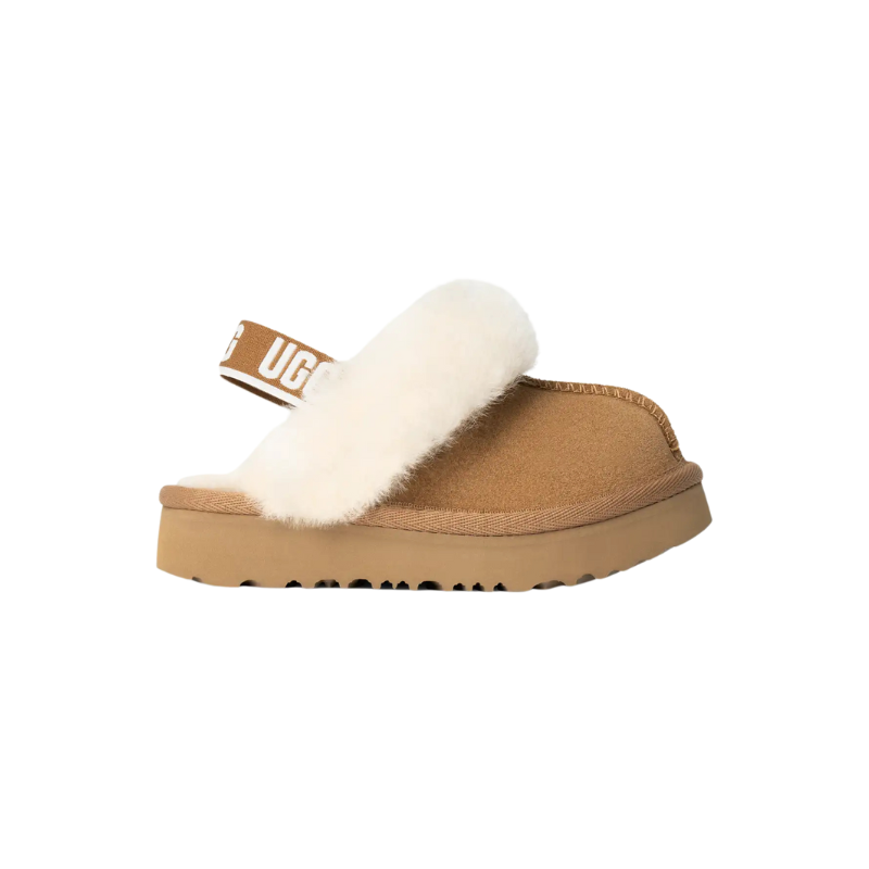 1_33962129-98fc-4d96-97f9-f45f3689c6b3 UGG Funkette Slipper – Chestnut (Kids) - Image 1