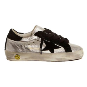 Golden Goose Super-Star – Silver Black