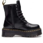 Dr. Martens Jadon Platform Boots Black Smooth Leather