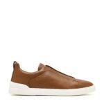 ALMOND BROWN TRIPLE STITCH™ SECONDSKIN SNEAKERS