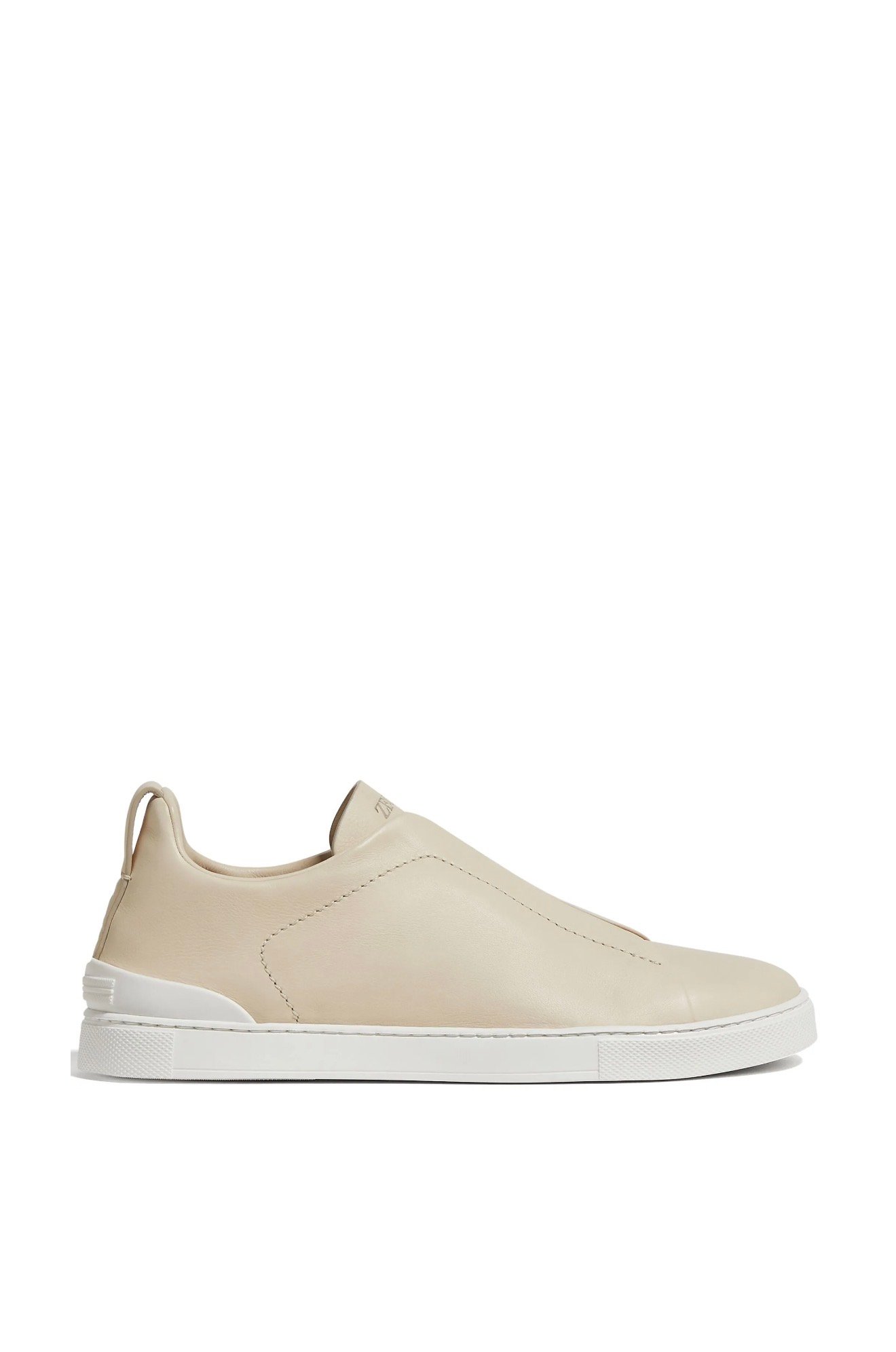 LIGHT BEIGE TRIPLE STITCH™ SECONDSKIN SNEAKERS
